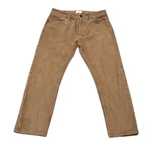 Closed Italy Pants Size 34 Tan Cotton Button Fly
